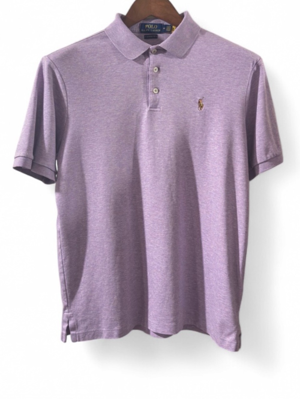 Polo Ralph Lauren Lavender Short-Sleeve Classic Fit Shirt Size Men’s Medium